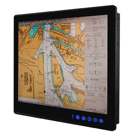 R15IH3S­MRA3FP / 15" Intel® Core™ i5­5350U Flat PCAP ECDIS Marine Panel PC