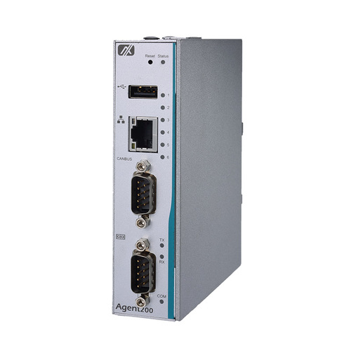 Agent200-FL-DC Robust RISC-based DIN-rail Fanless Embedded System