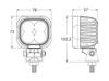 LED Work Lamp PRO-MINI-MASTER Spot Beam (1)