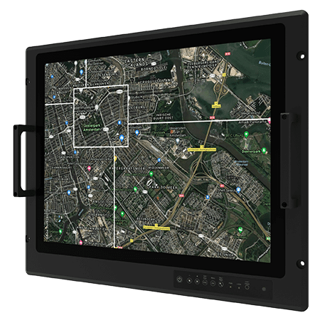 R21L100-MLM1FP Rack Mount Defence Display