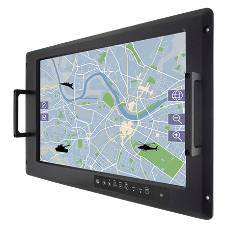 W24IB3S-RKS1ML Defence Console Rack Panel PC