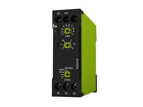 True OFF delay timer, V2ZA10 3MIN 24-240V AC/DC