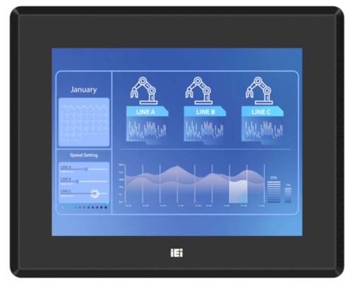 PPC2-C10-EHL 10.4” Fanless Panel PC